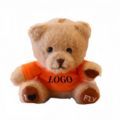 Plush Teddy Bear Keychain