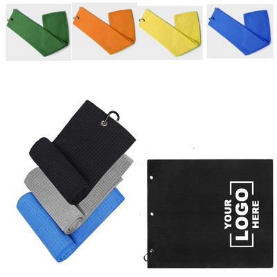 Microfiber Golf Towel for Quick Drying and Cleaning.