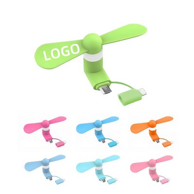 Mini 2-In-1 Cell Phone Fan