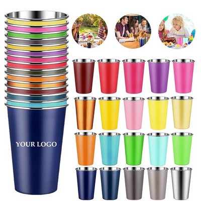 Stainless Steel Anti-Drop Stackable Drinking Cup