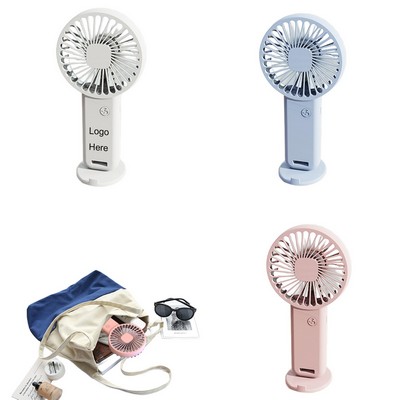 Portable USB Rechargeable Desktop Handheld Fan