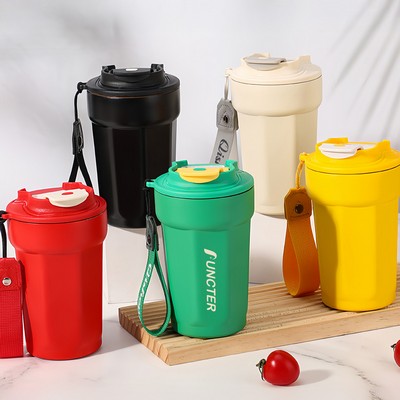 15 Oz. Car Tumbler Insulated Stainless Steel Coffe Water Bottle
