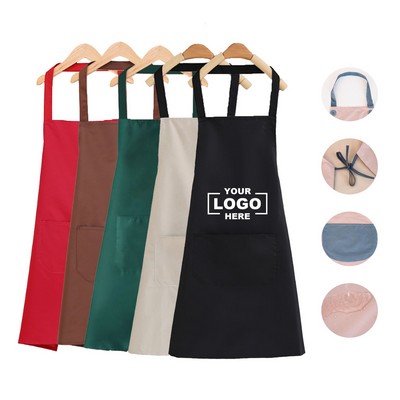 Waterproof & Oil-resistant Kitchen Apron for Home/Catering Use