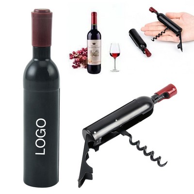 Custom 2-In-1 Opener Wine Corkscrew Bottle