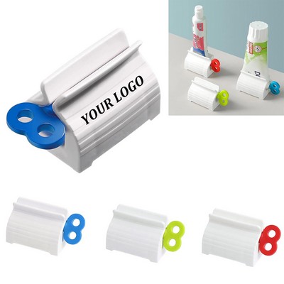 Toothpaste Squeezer With Rolling Toothpaste Holder