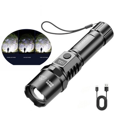 Rechargeable Torch Tactical Flashlights for Emergency Kit