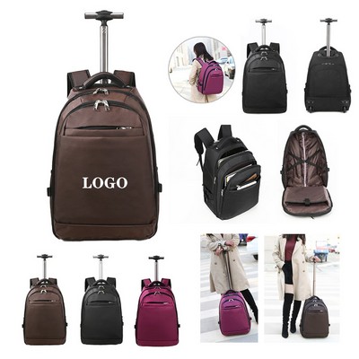 20" Wheeled Backpack in Durable Polyester