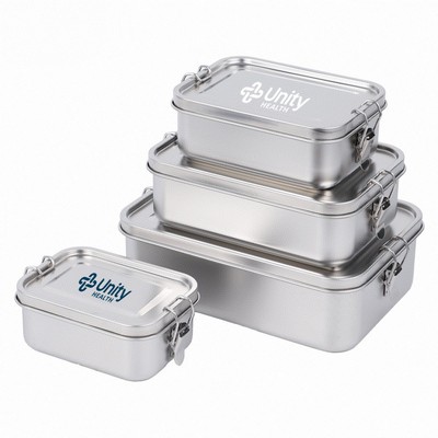 Stainless Steel Bento Box Food w/ Compartment 47 OZ