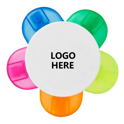 Flower-Shaped Highlighter Kit