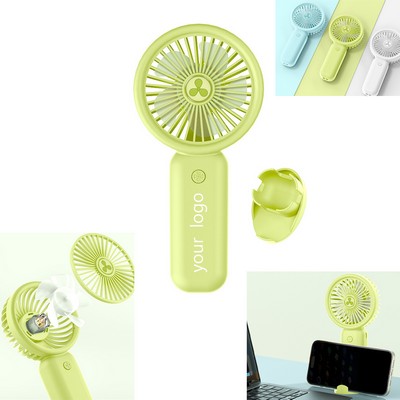 Handheld Fan with Phone Stand