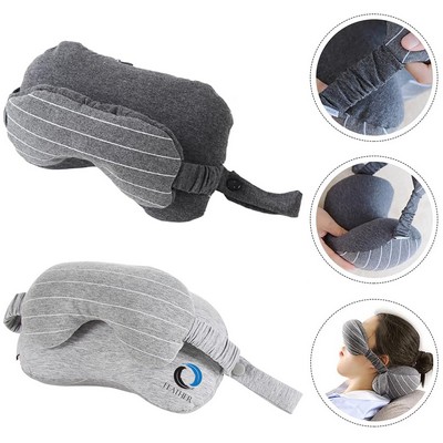 2" 1 Eye Mask Travel U Shaped Pillow