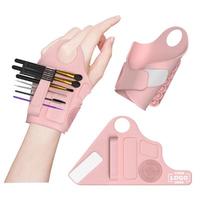 Makeup Palette Silicone Wristband Handheld Makeup Tool