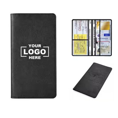 Car Insurance & Registration Leather Holder