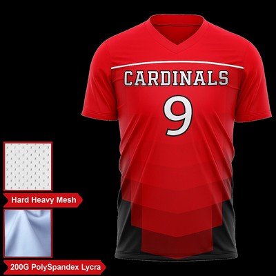 Fanwear Football Jersey Sublimated - Spandex Sleeves, Shoulder