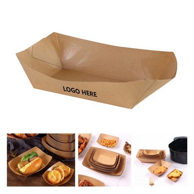 Eco-Friendly Paper Food Trays with PE Lining