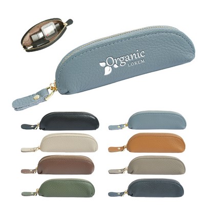 Compact Genuine Leather Coin Purse - Minimalist Style