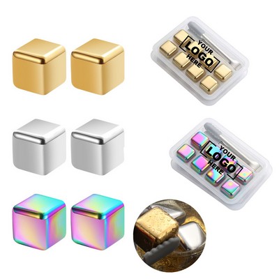 8 Packs 304 Stainless Steel Ice Cube