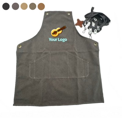 MOQ 10 pcs Full Color Canvas Apron