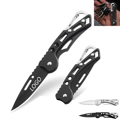 Folding Keychain Knife With Clip