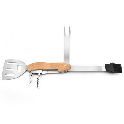 5" 1 Foldable Outdoor Barbecue Tool