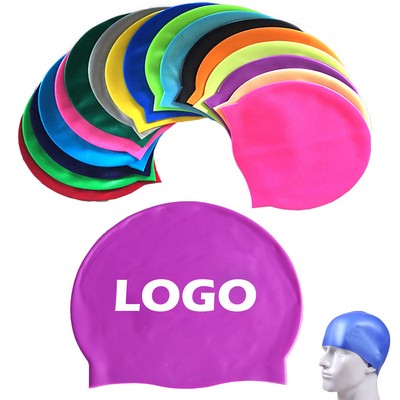55g High-Quality Elastic Silicone Swimming Cap