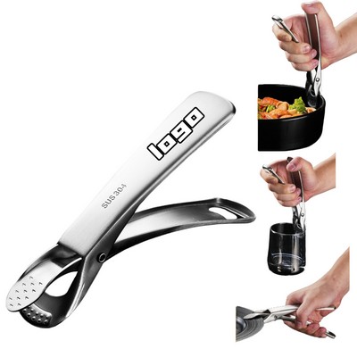 Stainless Steel Heat-Resistant Non-Slip Bowl Tongs