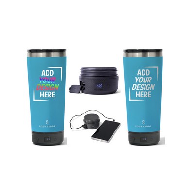 Pour Caddy Go Caddy 18 Oz. Powerbank Tumbler