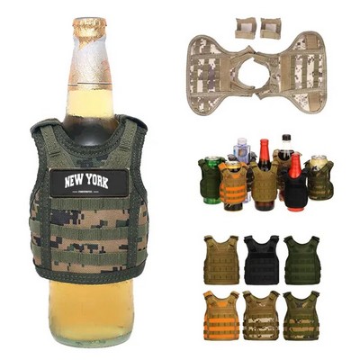Reusable Tactical Beer Sleeve Bottle Beverage Cooler Holder