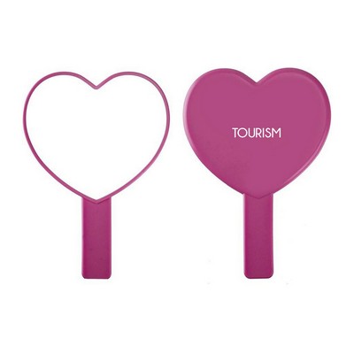 Heart Shaped Handheld Mirror
