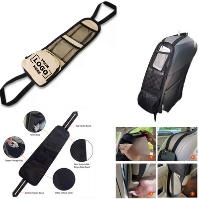 Versatile Car Seat Organizer with Quick-Access Storage