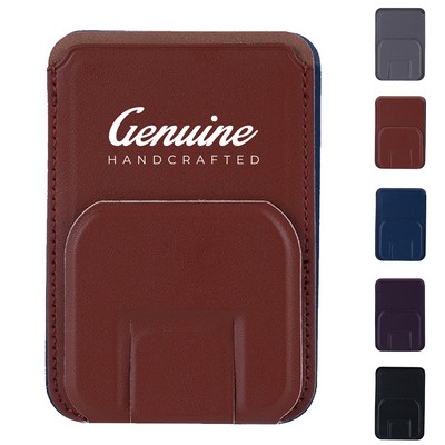 Magnetic Leather Phone Wallet