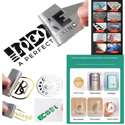 Crystal UV transfer label