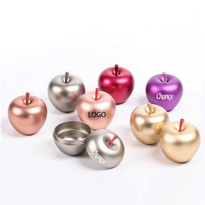 Christmas Mini Apple Shaped Tinplate Candy Cans