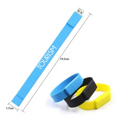 Silicone USB Drive Bracelet
