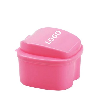 Dental Retainer Case for Dentures and Orthodontic Appliances