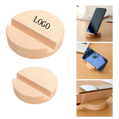 Beech Wood Phone Stand Holder