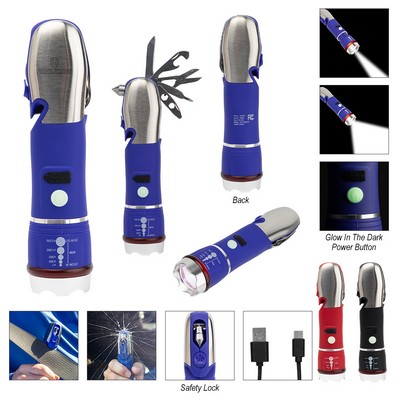 Emergency Cob Flashlight Multi-tool 2.0