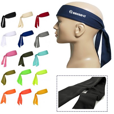 Sport Hair Band Athletic Workout Headband w/ Micro Pores