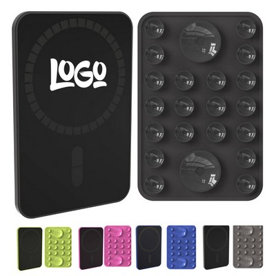 Silicone suction cup phone holder