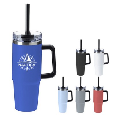 Intrepid Vacuum Mug with Straw - 30 oz.