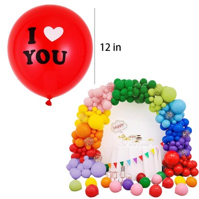 Custom 12" Holiday Party Events Latex Balloons