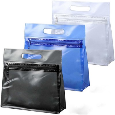 Translucent Vinyl Vanity Bag