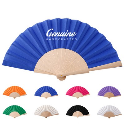Handle Folding Fan