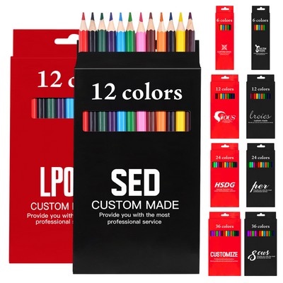 12 Colors Wooden Drawing Pencil Set