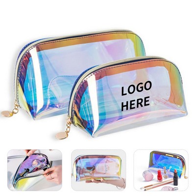 Transparent PVC Holographic Cosmetic Pouch