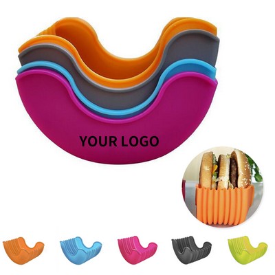 Silicone Hamburger Food Clip Holder