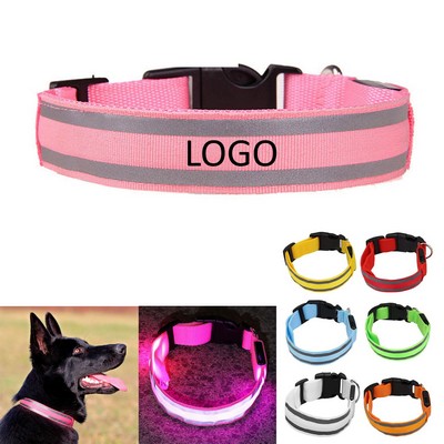 Rechargeable Led Light Up Pet Collar