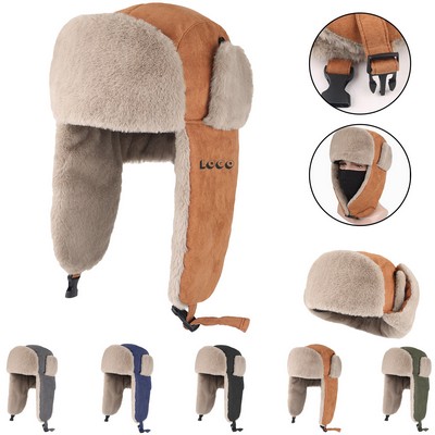 Winter Trapper Hat for Men Women
