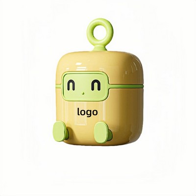 Portable Washable Lint Roller with Reusable Adhesive Roll for Clothing and Home