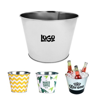 Blue Light Beer Ice Bucket